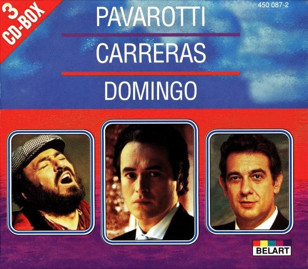 Cover Pavarotti* / Carreras* / Domingo* - Pavarotti / Carreras / Domingo (Box, Comp + CD, Comp, RE + CD, Comp, RE + CD, Comp) Schallplatten Ankauf