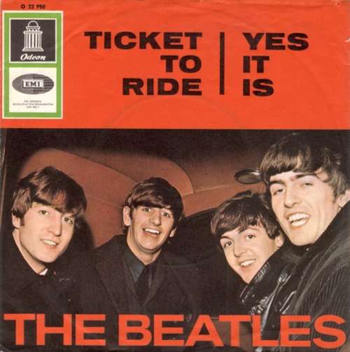Cover The Beatles - Ticket To Ride / Yes It Is (7, Single) Schallplatten Ankauf