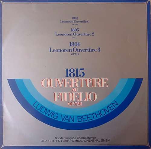 Cover Ludwig Van Beethoven, Philharmonisches Orchester Israel* Dirigent Lorin Maazel - Ouvertüre Zu Fidelio Op. 72 B (LP, Album) Schallplatten Ankauf