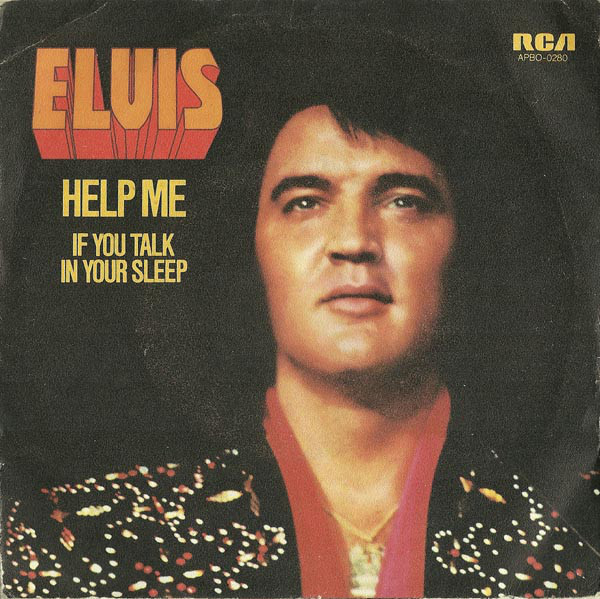 Cover Elvis* - Help Me / If You Talk In Your Sleep (7) Schallplatten Ankauf
