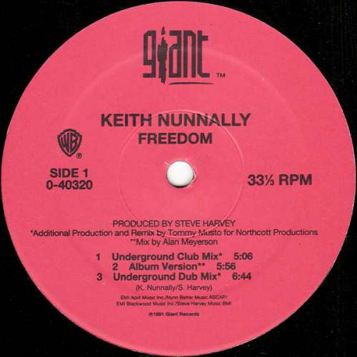 Cover Keith Nunnally - Freedom (12) Schallplatten Ankauf