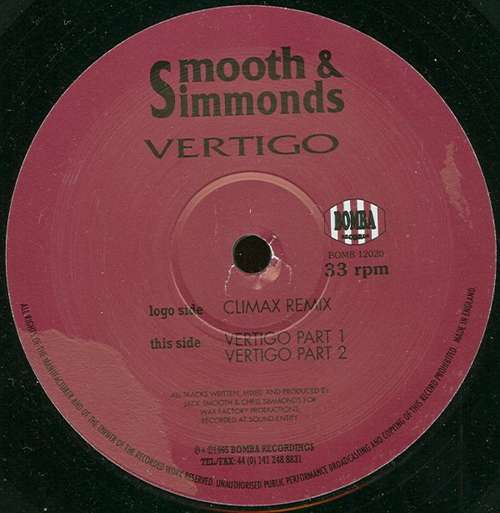 Cover Smooth & Simmonds - Vertigo (12) Schallplatten Ankauf