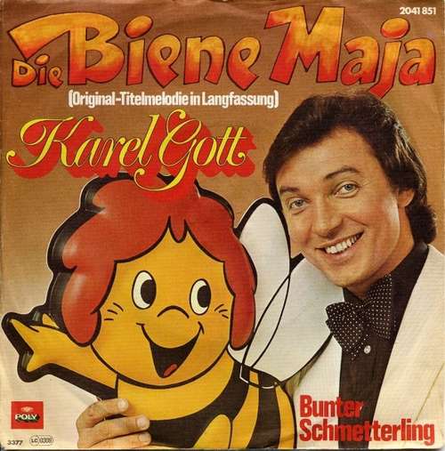 Cover Karel Gott - Die Biene Maja (7, Single) Schallplatten Ankauf