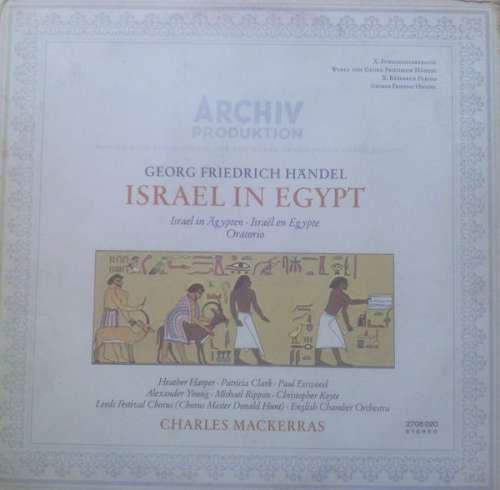 Cover Georg Friedrich Händel - Israel In Egypt (2xLP, Album, Gat) Schallplatten Ankauf