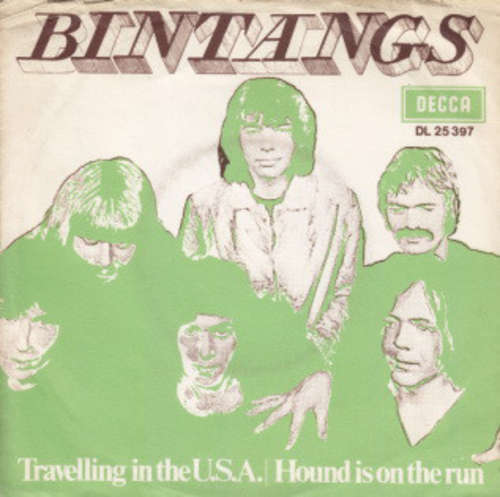 Cover Bintangs - Travelling In The U.S.A. / Hound Is On The Run (7, Single) Schallplatten Ankauf