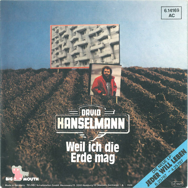 Bild David Hanselmann - Weil Ich Die Erde Mag (7, Single) Schallplatten Ankauf
