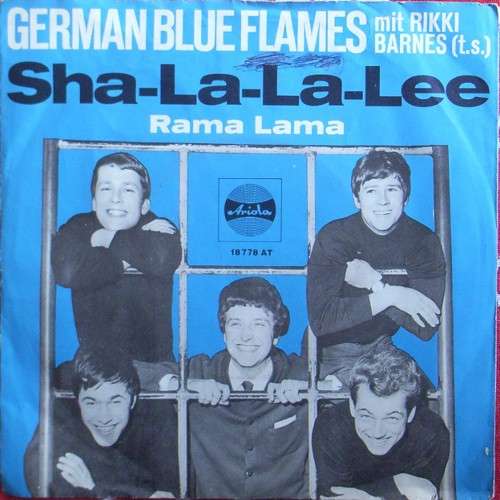 Cover German Blue Flames mit Rikki Barnes - Sha-La-La-Lee (7, Single) Schallplatten Ankauf