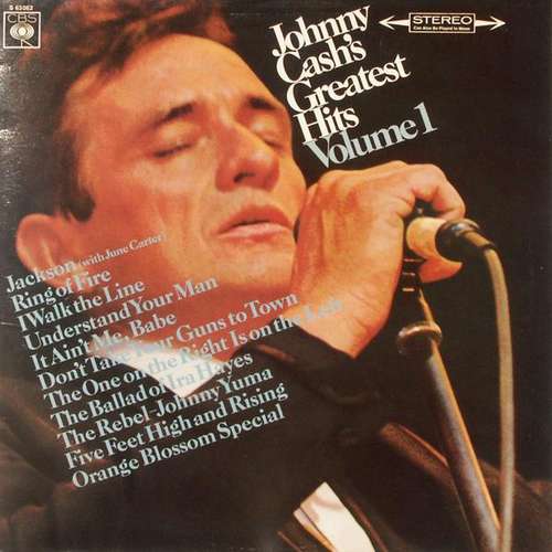 Cover Johnny Cash - Greatest Hits Volume 1 (LP, Comp, RE) Schallplatten Ankauf