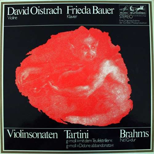 Cover David Oistrach, Frieda Bauer*, Tartini* / Brahms* - Violinsonaten G-moll »Mit Dem Teufelstriller« / G-moll »Didone Abbandonata« / Nr. I G-dur (LP, Club) Schallplatten Ankauf