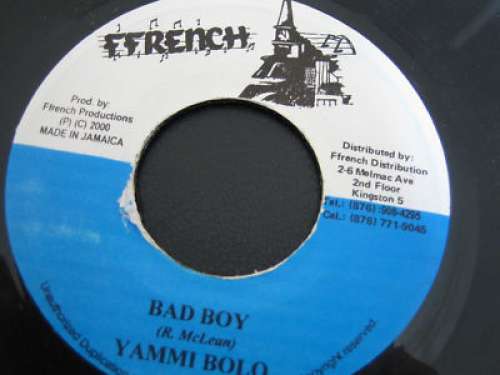 Cover Yammi Bolo* - Bad Boy (7) Schallplatten Ankauf