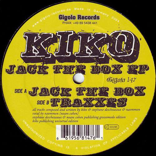 Cover Kiko - Jack The Box EP (12, EP) Schallplatten Ankauf