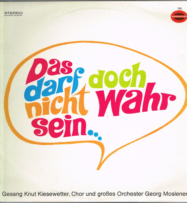 Bild Knut Kiesewetter & Orchester Georg Moslener / Various - Das Darf Doch Nicht Wahr Sein ... (LP, Album) Schallplatten Ankauf