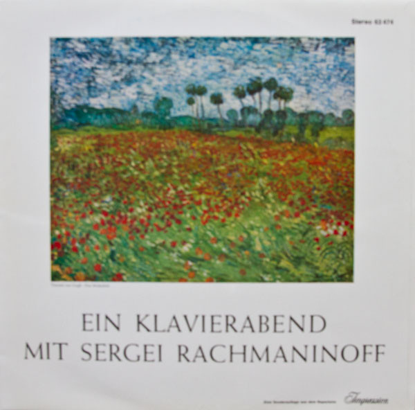 Cover Sergei Rachmaninoff* - Ein Klavierabend Mit Sergei Rachmaninoff (LP) Schallplatten Ankauf