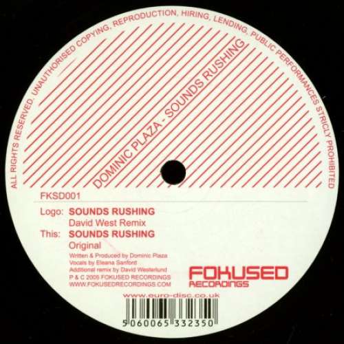 Cover Dominic Plaza - Sounds Rushing (12) Schallplatten Ankauf