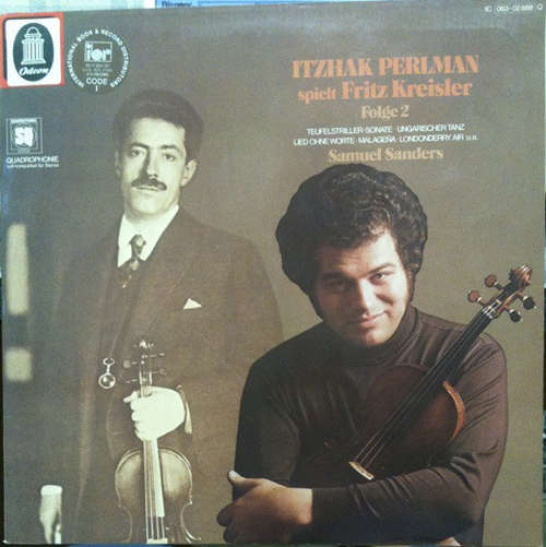 Cover Itzhak Perlman Spielt Fritz Kreisler - Folge 2 (LP, Quad, SQ ) Schallplatten Ankauf
