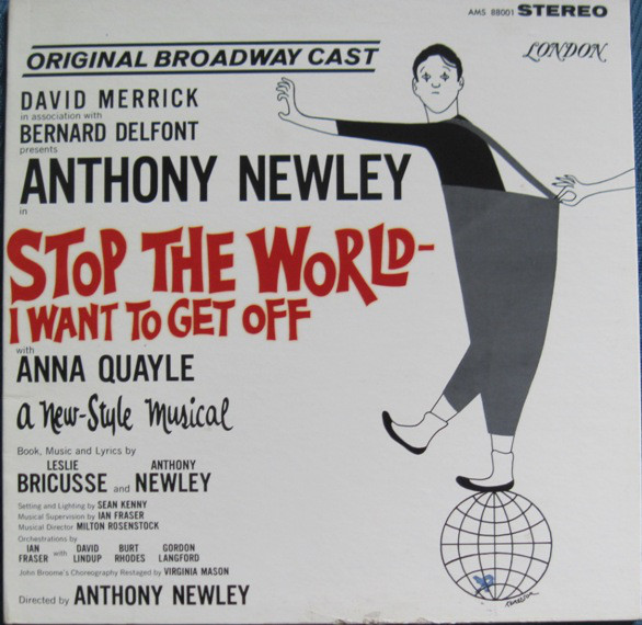 Cover Anthony Newley With Anna Quayle - Stop The World - I Want To Get Off (Original Broadway Cast) (LP, Album, Gat) Schallplatten Ankauf