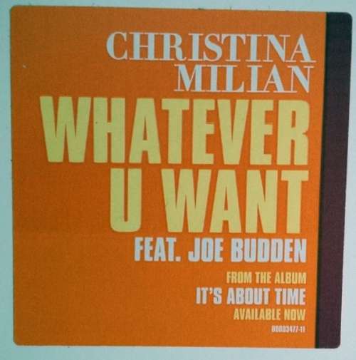 Cover Christina Milian - Whatever U Want (12, Promo) Schallplatten Ankauf