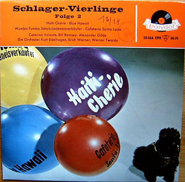 Bild Various - Schlager-Vierlinge Folge 2 (7, EP) Schallplatten Ankauf