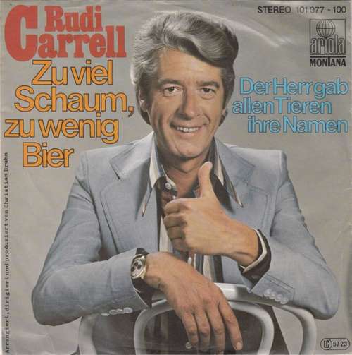 Cover Rudi Carrell - Zu Viel Schaum, Zu Wenig Bier (7, Single) Schallplatten Ankauf