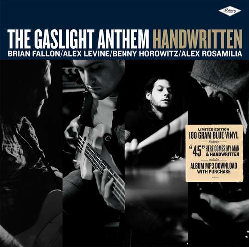 Cover The Gaslight Anthem - Handwritten (LP, Album, Ltd, Blu) Schallplatten Ankauf