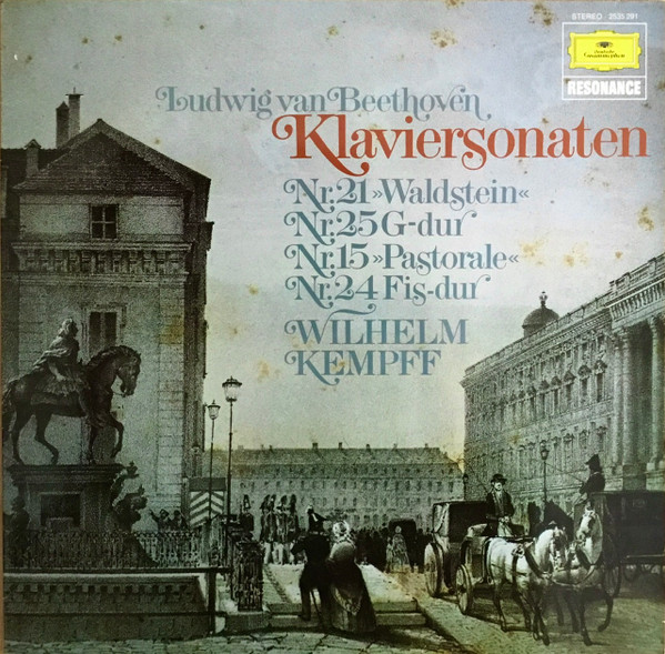 Cover Ludwig van Beethoven, Wilhelm Kempff - Klaviersonaten Nr. 21 Op. 53 / Nr. 25 Op. 79 / Nr. 15 Op. 28 / Nr. 24 Op. 78 (LP, Album, RE) Schallplatten Ankauf