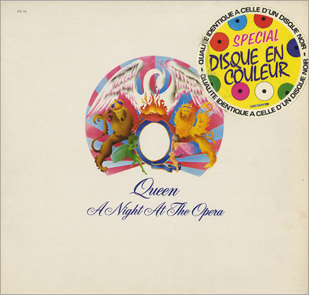 Cover Queen - A Night At The Opera (LP, Album, RE, Whi) Schallplatten Ankauf