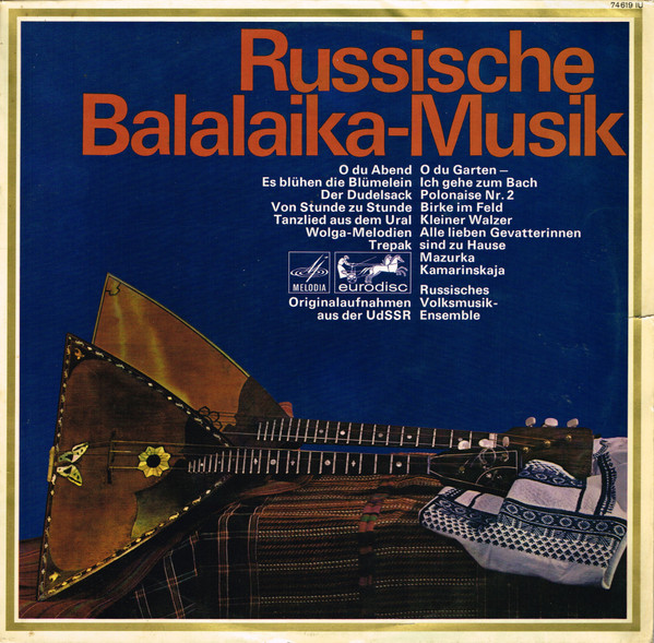 Cover Russisches Volksmusik-Ensemble - Russische Balalaika-Musik (LP, Album) Schallplatten Ankauf
