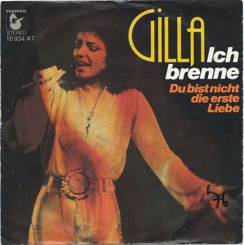 Cover Gilla - Ich Brenne (7, Single) Schallplatten Ankauf