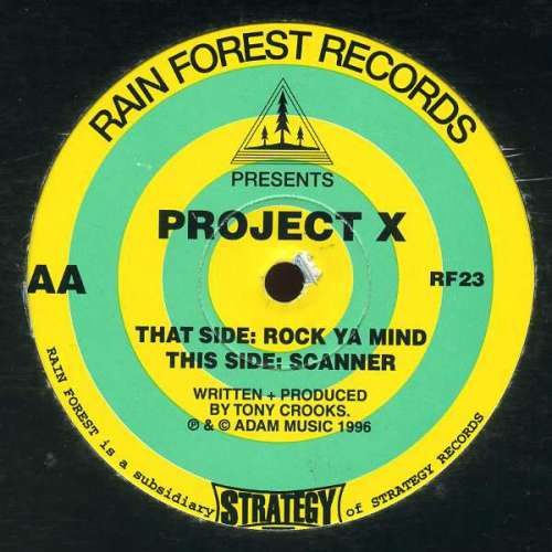 Bild Project X - Rock Ya Mind / Scanner (12) Schallplatten Ankauf
