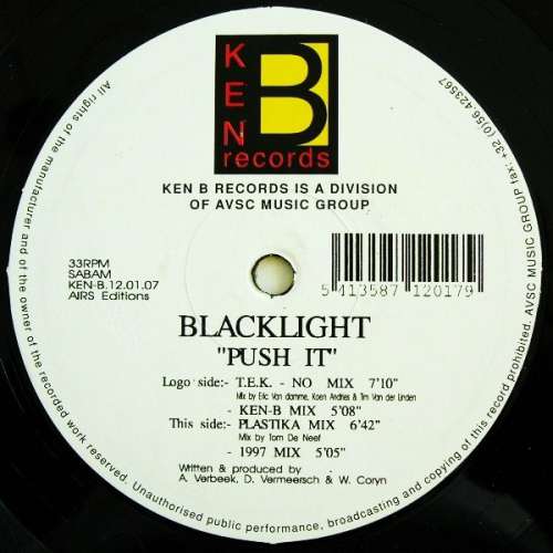 Bild Blacklight - Push It (12) Schallplatten Ankauf