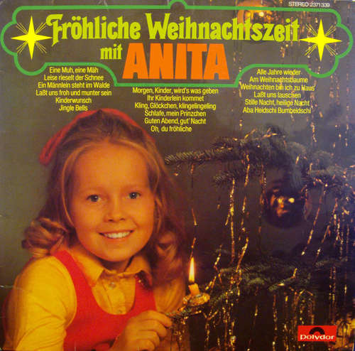 Cover Anita* - Fröhliche Weihnachtszeit Mit Anita (LP, Album) Schallplatten Ankauf