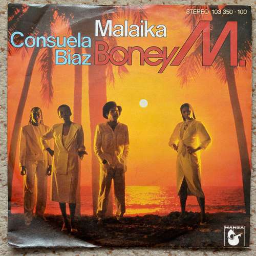 Cover Boney M. - Malaika / Consuela Biaz (7) Schallplatten Ankauf