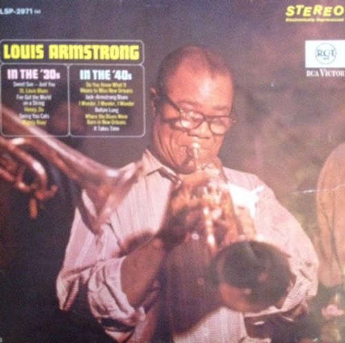 Cover Louis Armstrong - In The 30's - In The 40's (LP, Comp) Schallplatten Ankauf
