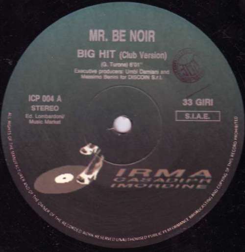 Cover Mr. Be Noir - Big Hit (12) Schallplatten Ankauf