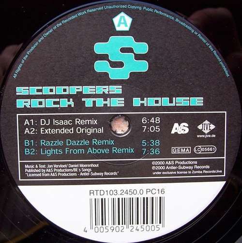 Cover Scoopers* - Rock The House (12) Schallplatten Ankauf