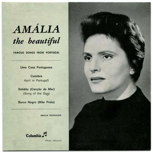 Cover Amália Rodrigues - Amália The Beautiful - Famous Songs From Portugal (7, EP) Schallplatten Ankauf