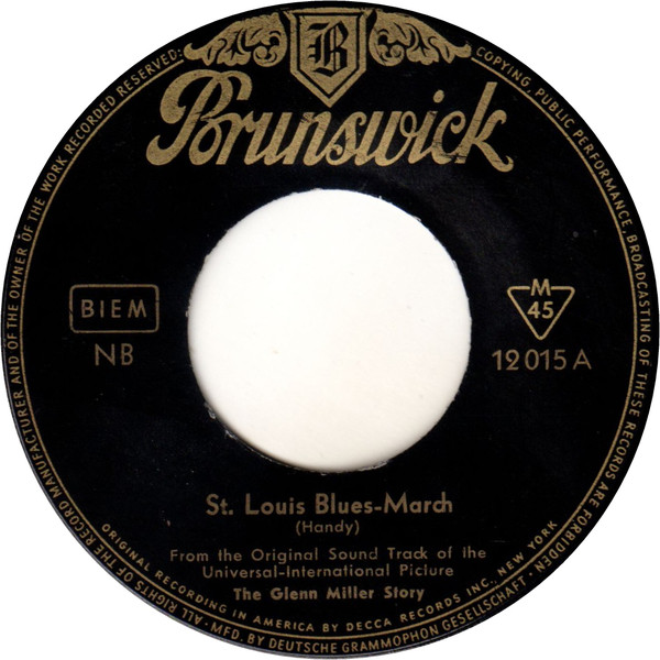 Cover The Universal-International Orchestra - St. Louis Blues-March / American Patrol (7, Single, RP) Schallplatten Ankauf