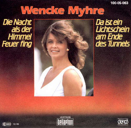 Cover Wencke Myhre - Die Nacht Als Der Himmel Feuer Fing (7, Single) Schallplatten Ankauf