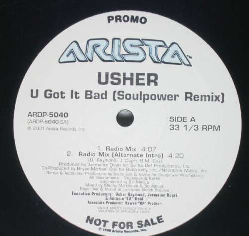 Cover Usher - U Got It Bad (Soulpower Remix) (12, Promo) Schallplatten Ankauf