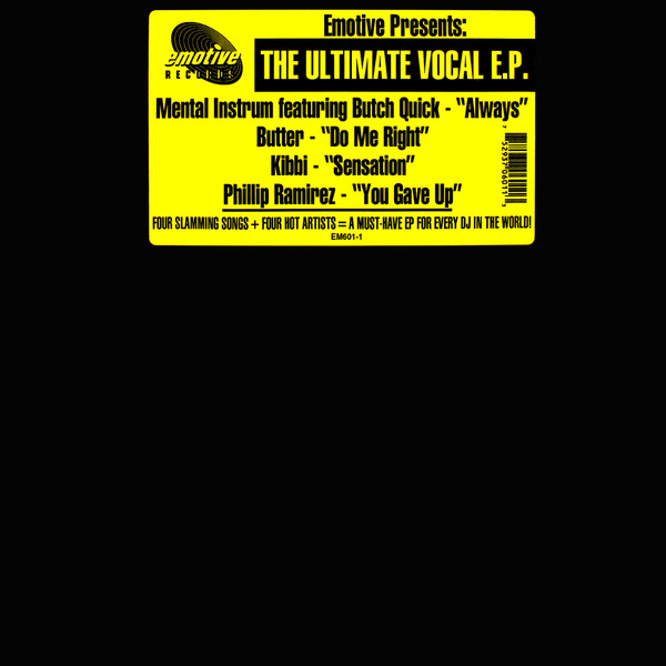 Cover Various - The Ultimate Vocal E.P. (12, EP) Schallplatten Ankauf