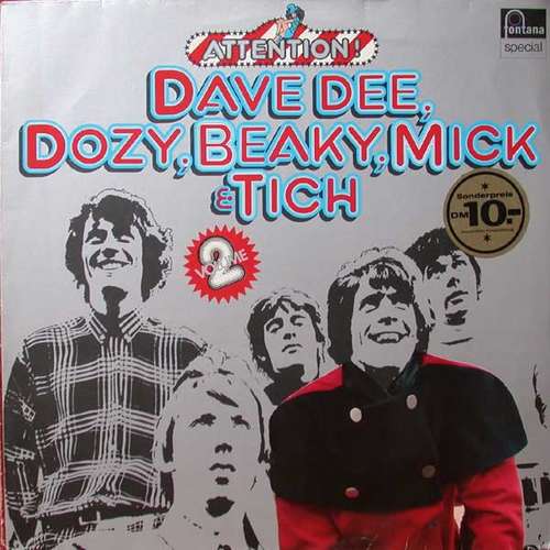 Cover Dave Dee, Dozy, Beaky, Mick & Tich - Attention! Dave Dee, Dozy, Beaky, Mick & Tich. Volume 2 (LP, Comp) Schallplatten Ankauf