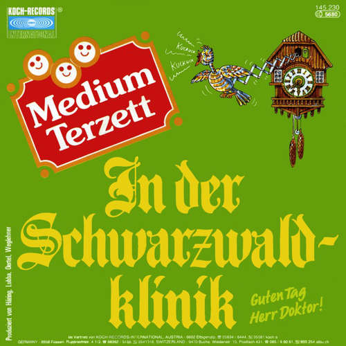Cover Medium Terzett - In Der Schwarzwaldklinik (7, Single) Schallplatten Ankauf