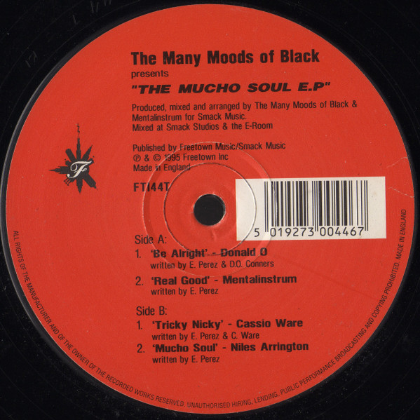 Cover The Many Moods Of Black - The Mucho Soul E.P (12, EP) Schallplatten Ankauf