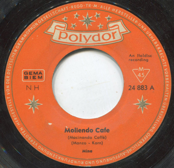 Cover Mina (3) - Moliendo Cafe (7, Single, Mono) Schallplatten Ankauf