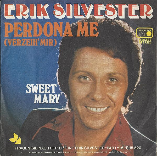 Cover Erik Silvester - Perdona Me (7, Single) Schallplatten Ankauf