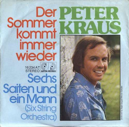 Cover Peter Kraus - Der Sommer Kommt Immer Wieder (7, Single) Schallplatten Ankauf