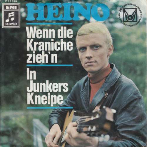 Cover Heino - Wenn Die Kraniche Zieh'n / In Junkers Kneipe (7, Single) Schallplatten Ankauf