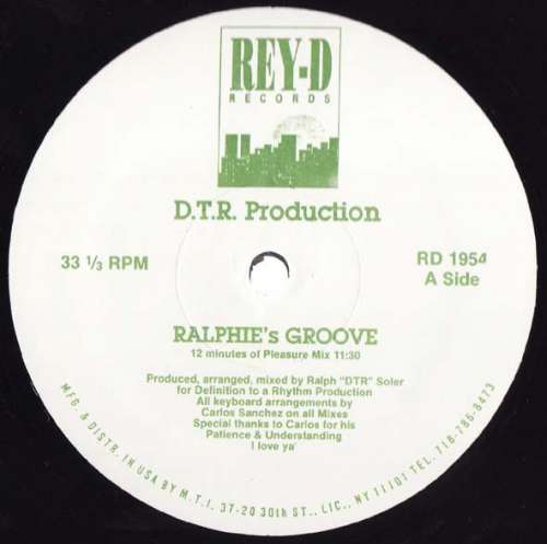 Cover D.T.R.  Production* - Ralphie's Groove (12) Schallplatten Ankauf