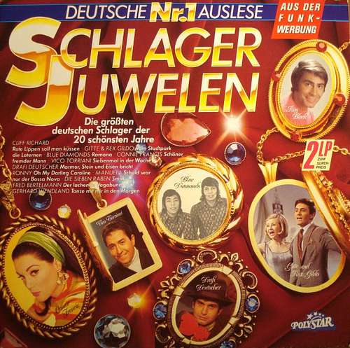 Cover Various - Schlager Juwelen (Deutsche Nr.1 Auslese) (2xLP, Comp) Schallplatten Ankauf