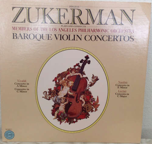Cover Nardini* / Zukerman* / Vivaldi* - Leclair* - Baroque Violin Concertos (LP, Album) Schallplatten Ankauf